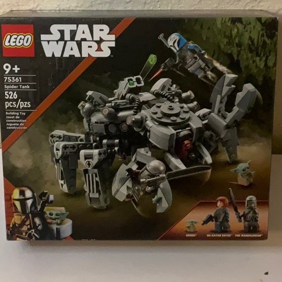 LEGO Star Wars Gray and Black Spider Tank - Picture 1 of 2